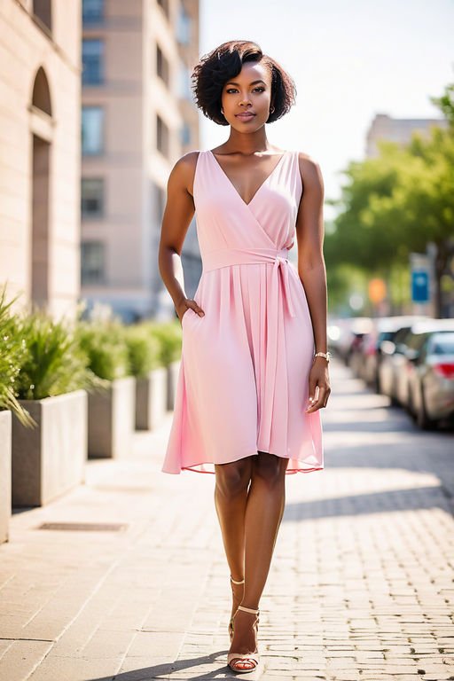 Pretty in Pink: Breezy Dress for Effortless Summer Chic