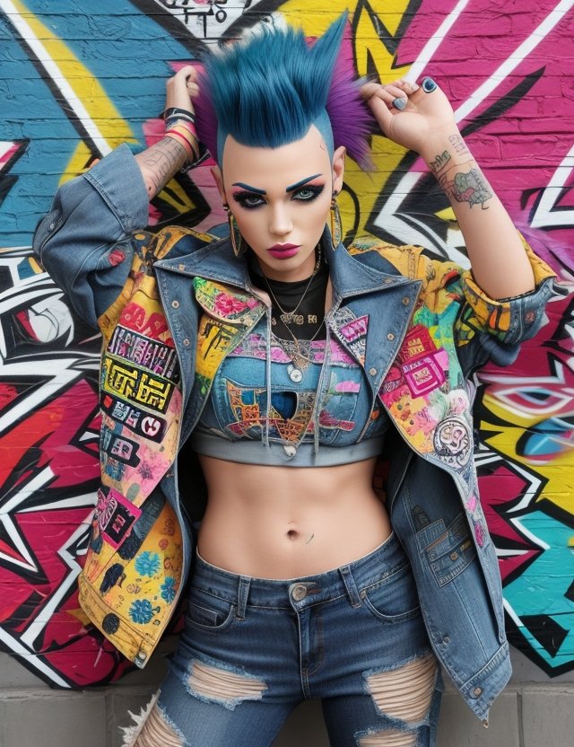 Punk Princess: Edgy Glam Rocks the Street