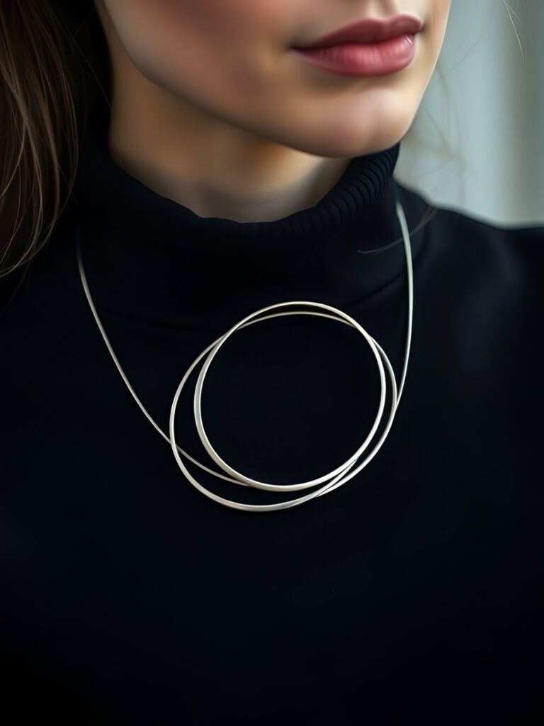 Minimalist Chic: The Power of Silver Circles