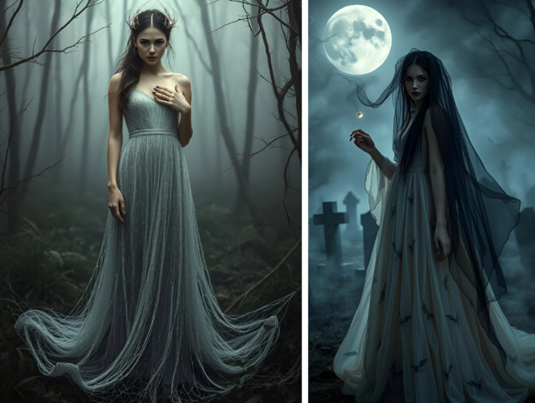 Gothic Glam: Bewitching Gowns for Dark Romance