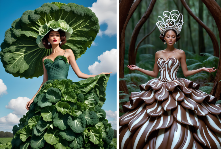 Garden vs. Dessert: Which Edible Eleganza Would You Devour?