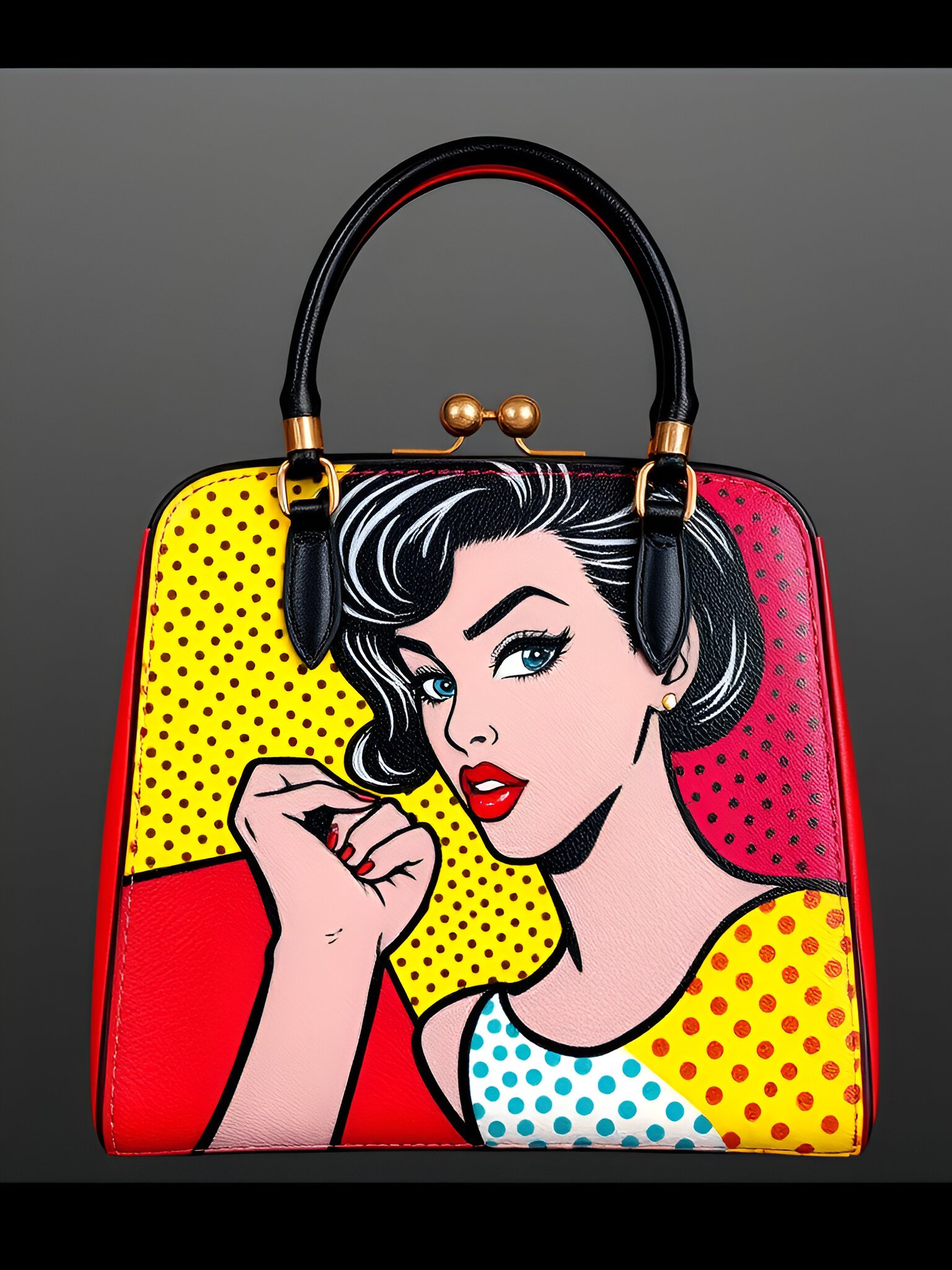 Pop Art Comic Fashion Handbag