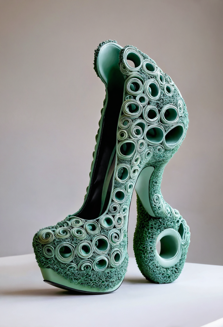 Architectural Allure: Mesmerizing Sculptural Heels